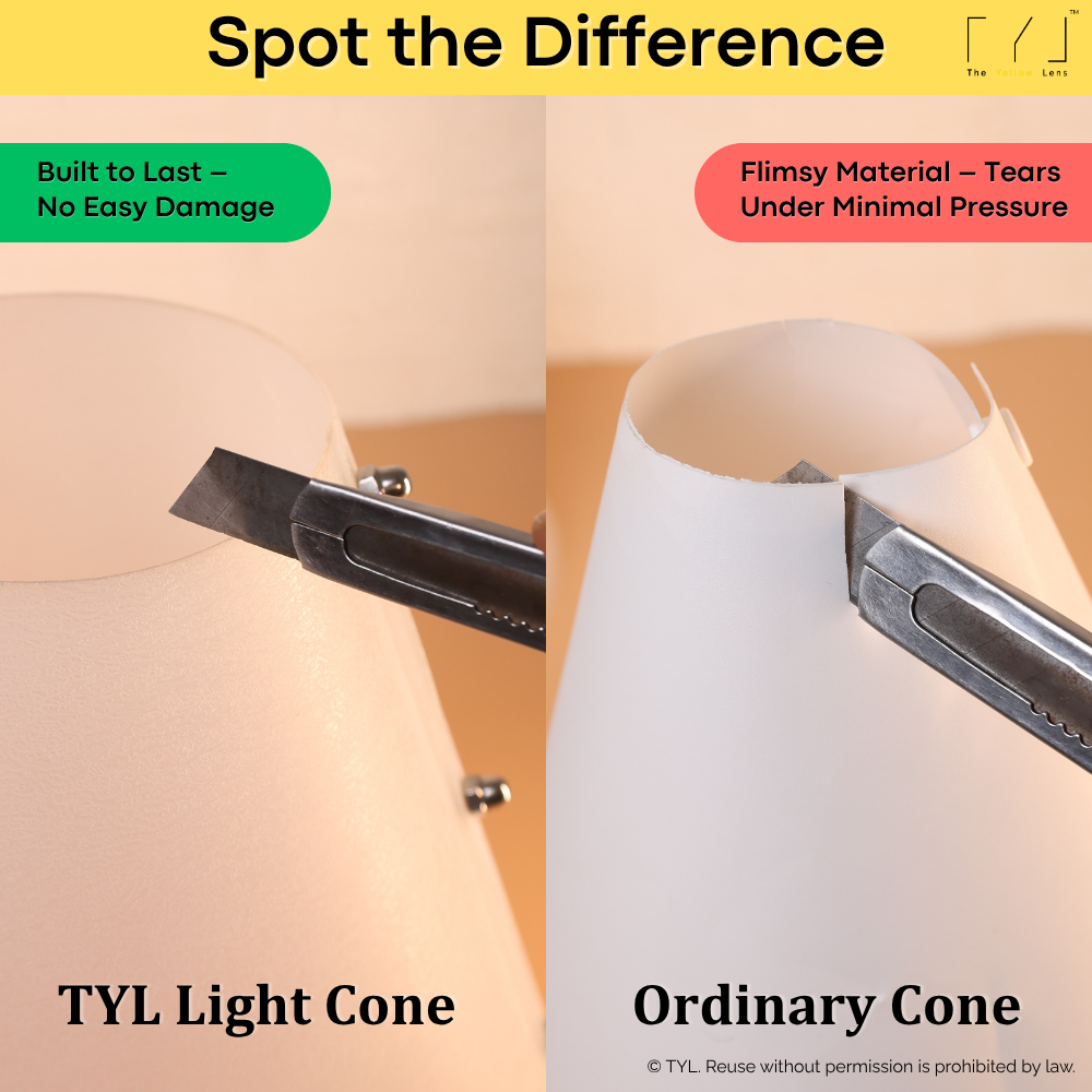 TYL ™ Anti-Reflection Light Cone for Photography