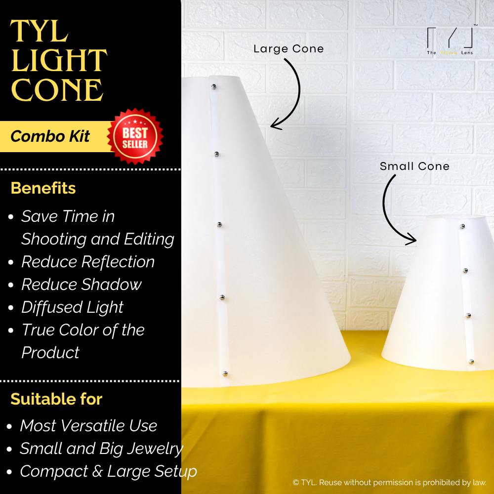 TYL ™ Anti-Reflection Light Cone for Photography