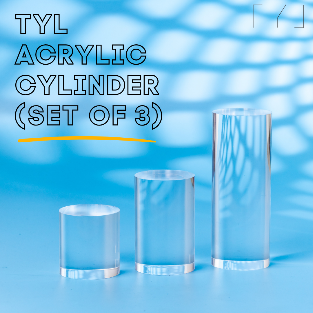 TYL ™Acrylic Cylinder Set of 3