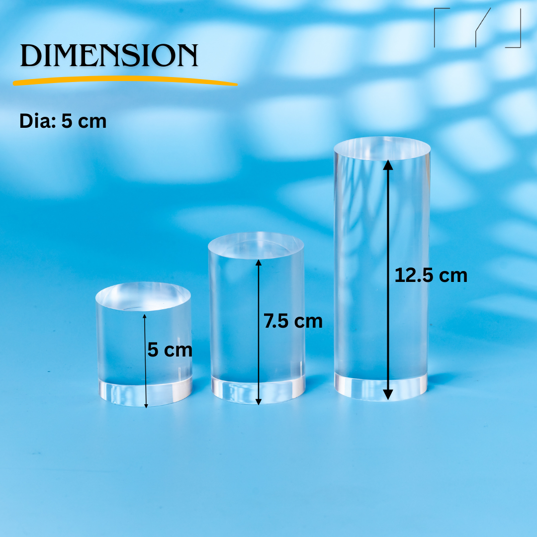 TYL ™Acrylic Cylinder Set of 3