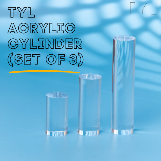 TYL ™Acrylic Cylinder Set of 3
