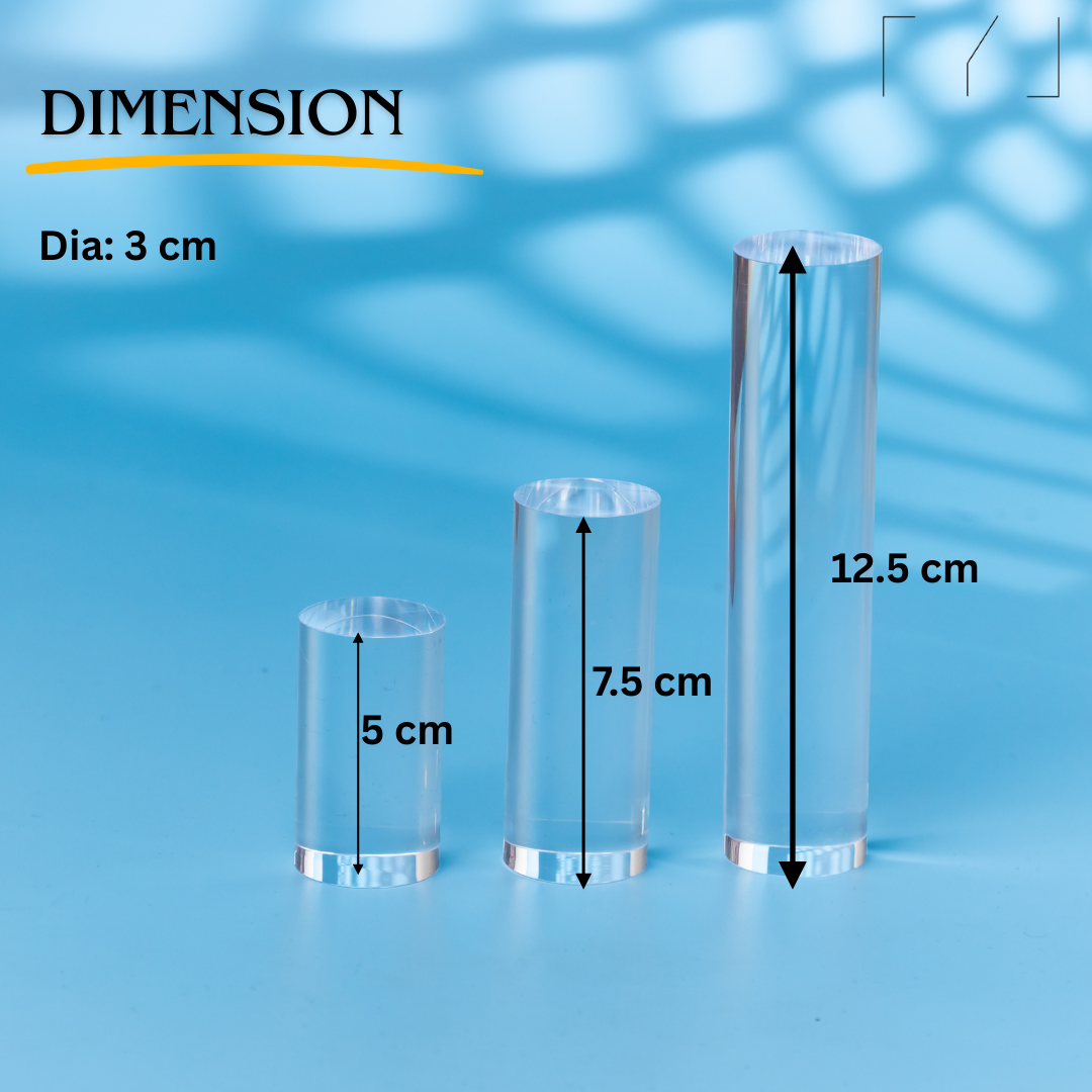 TYL ™Acrylic Cylinder Set of 3