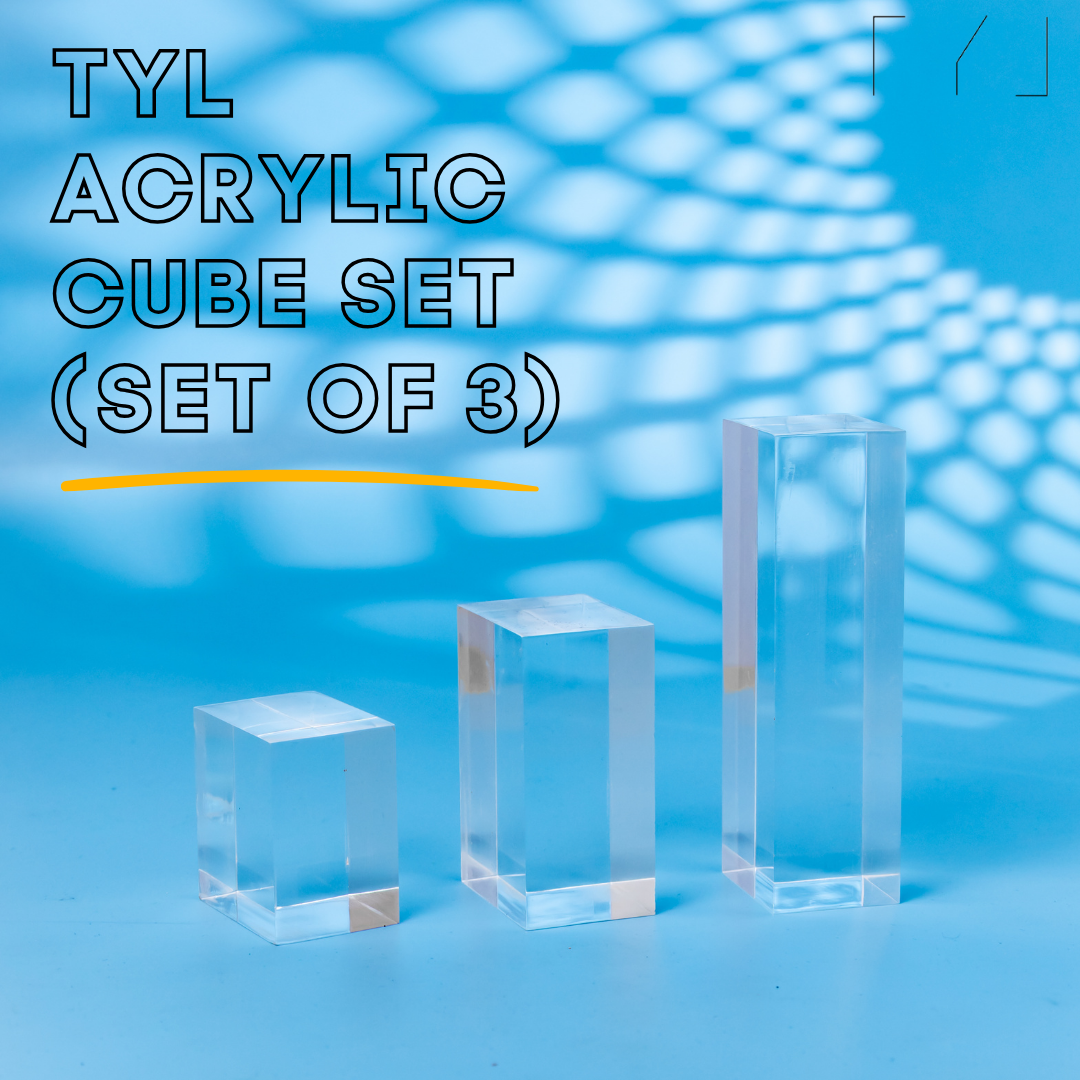 TYL ™ Clear Acrylic Cube Set