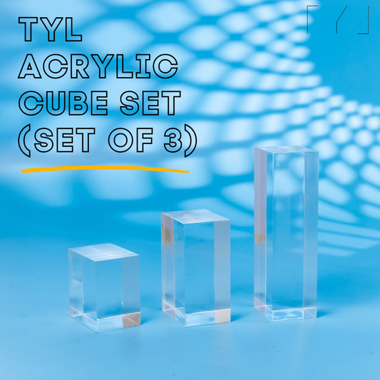 TYL ™ Clear Acrylic Cube Set