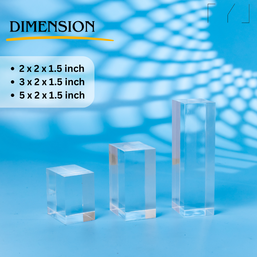 TYL ™ Clear Acrylic Cube Set