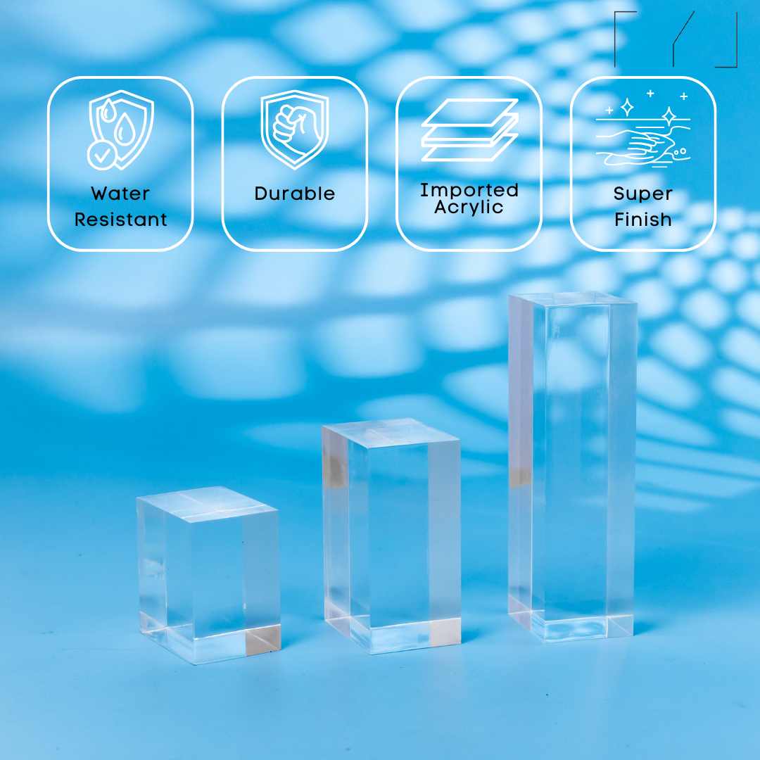 TYL ™ Clear Acrylic Cube Set