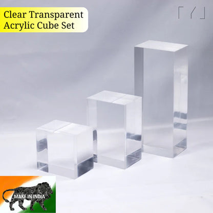 TYL Clear Acrylic Cube Set