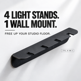 TYL 4-in-1 Light Stand Wall Mount