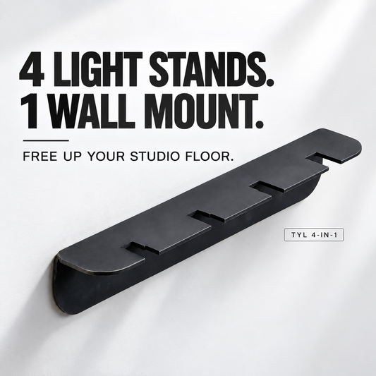 TYL 4-in-1 Light Stand Wall Mount