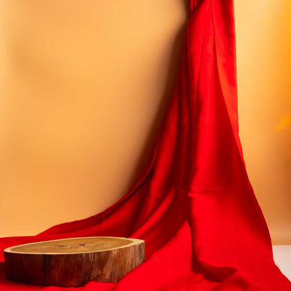 Red Luxe Crepe Display Cloth for Professional Photography Backdrop