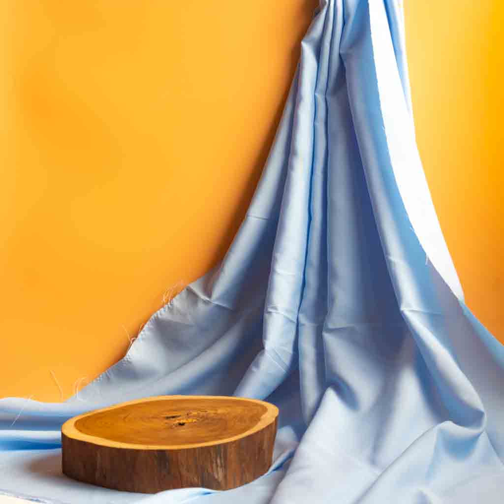 Sky blue Luxe Crepe Display Cloth for Professional Photography Backdrop