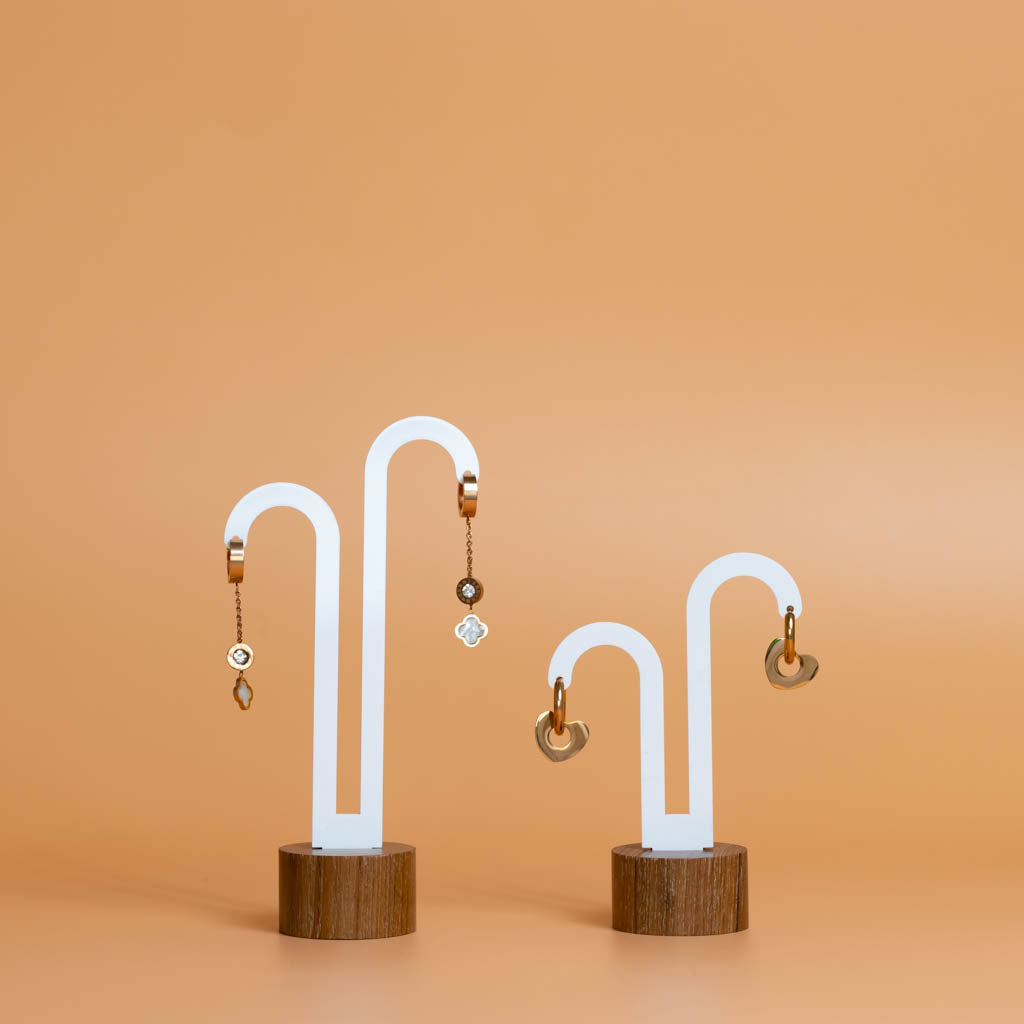 TYL Curve Duo Hanging Earring Display Stand Set